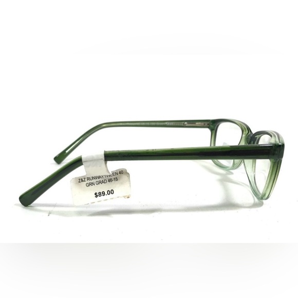 Zack & Zoe Run Tween 40 Green Kids Eyeglasses Frames Square Full Rim 46-15-130 - Picture 3 of 10